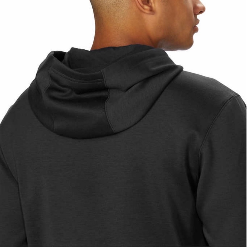 NWT Fila Men Performance Hoodie BLACK - size S sweatshirt comfy cozy activewear - Picture 6 of 9